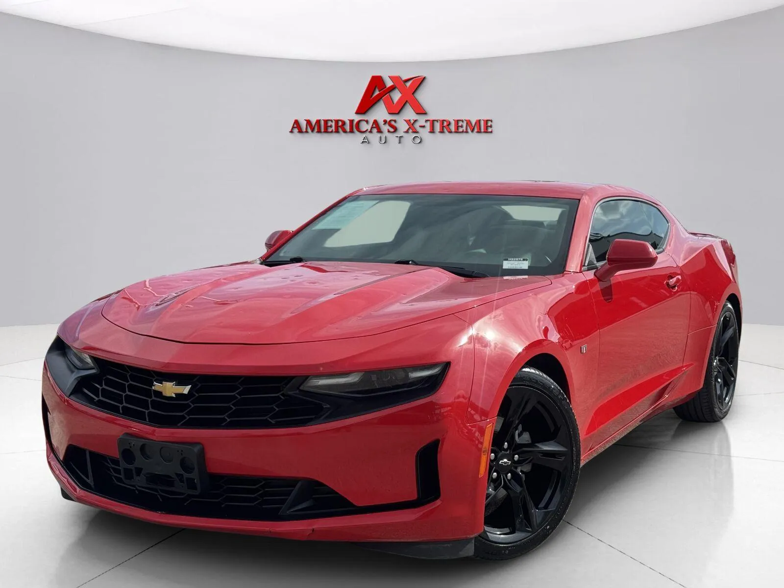 Red 2021 Chevrolet Camaro 1LT for sale in Houston, TX
