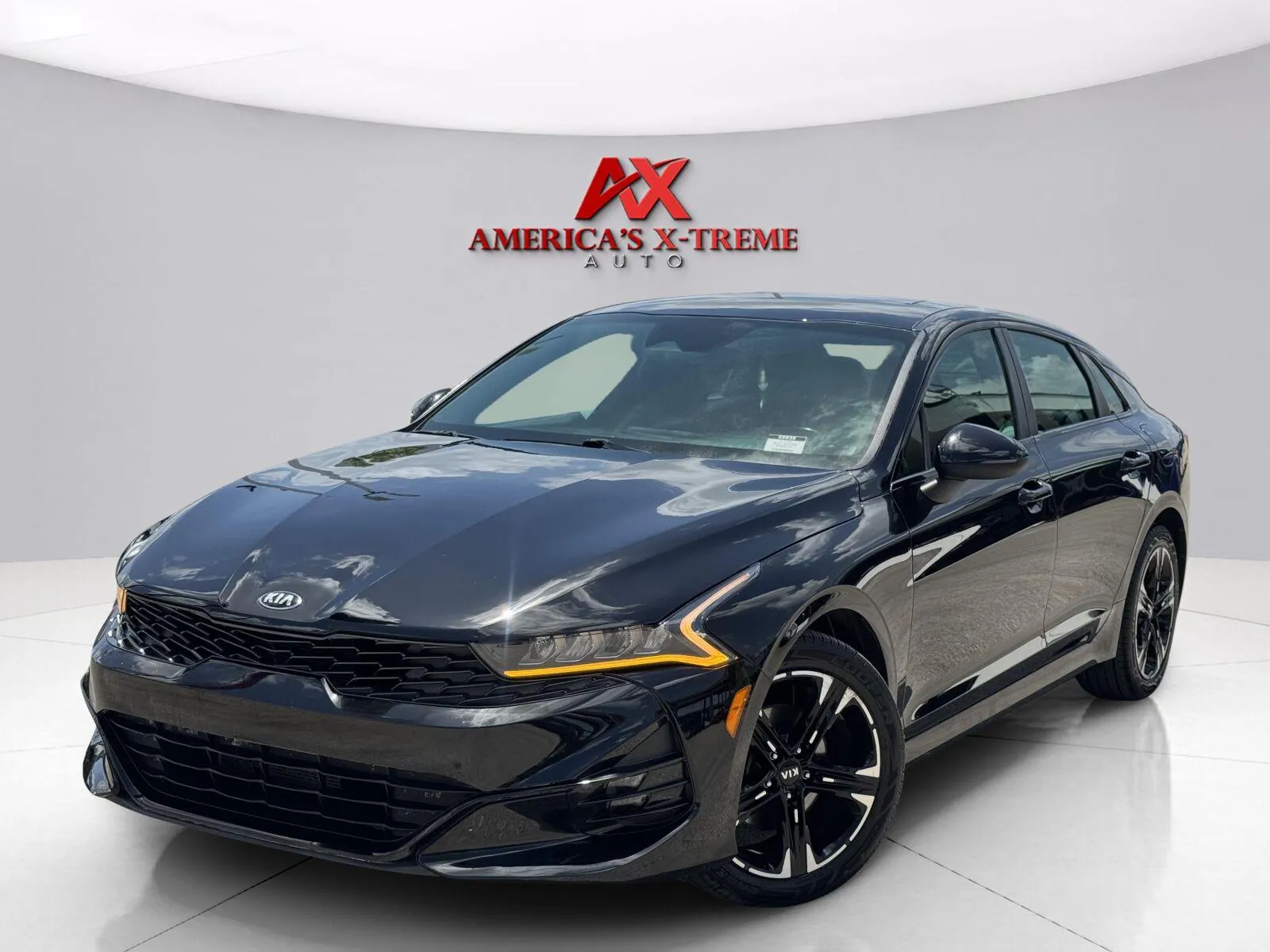 Black 2021 Kia K5 GT-Line for sale in Houston, TX