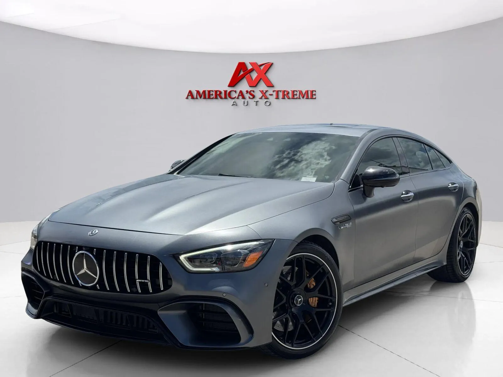Gray 2019 Mercedes-Benz AMG GT 63 for sale in Houston, TX