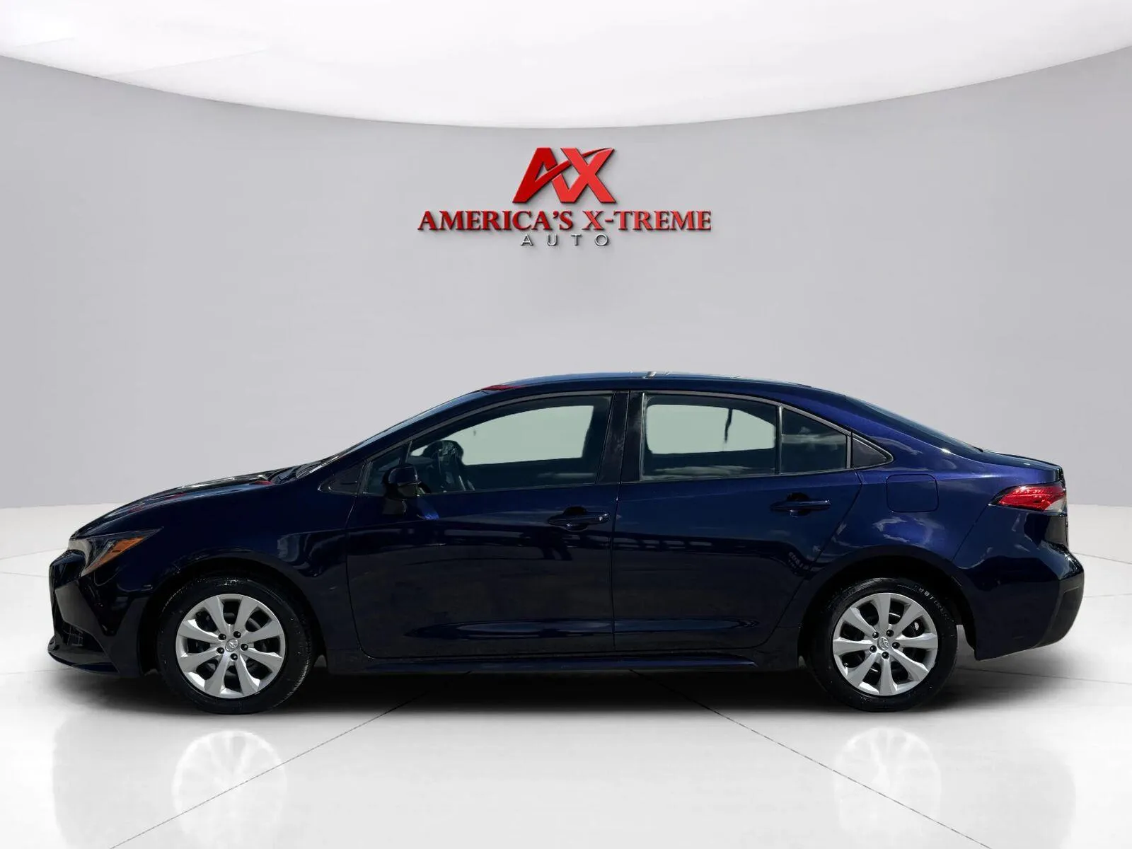 Photos of 2025 Toyota Corolla LE for sale in Houston, TX at America's Xtreme Auto Sales & Auto Repair | Luxury Used Cars & Trucks Dealership