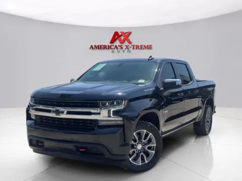 Black 2021 Chevrolet Silverado 1500 LT for sale in Houston, TX