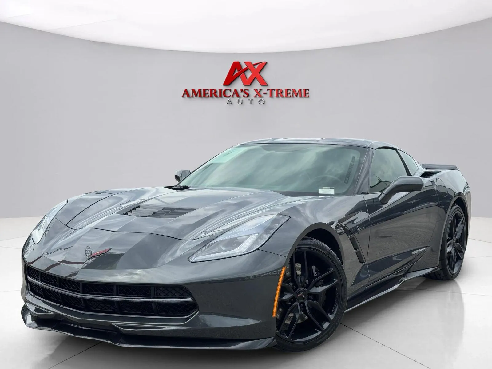 Gray 2017 Chevrolet Corvette Z51 1LT for sale in Houston, TX