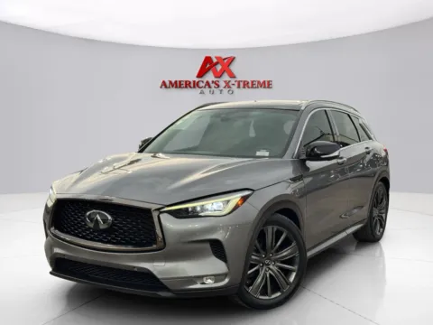 Gray 2020 INFINITI QX50 ESSENTIAL for sale in Houston, TX
