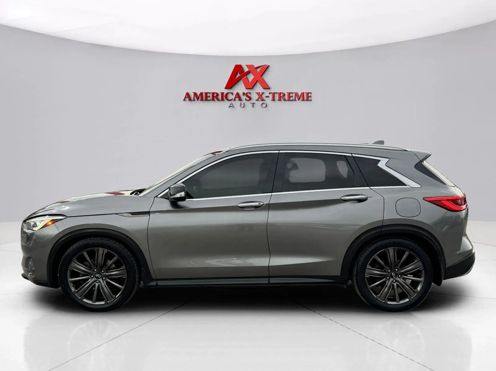 Photos of 2020 INFINITI QX50 ESSENTIAL for sale in Houston, TX at America's Xtreme Auto Sales & Auto Repair | Luxury Used Cars & Trucks Dealership
