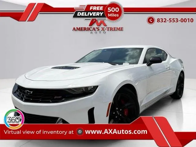 White 2023 Chevrolet Camaro LT1 for sale in Houston, TX