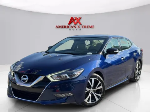 Blue 2017 Nissan Maxima Platinum for sale in Houston, TX