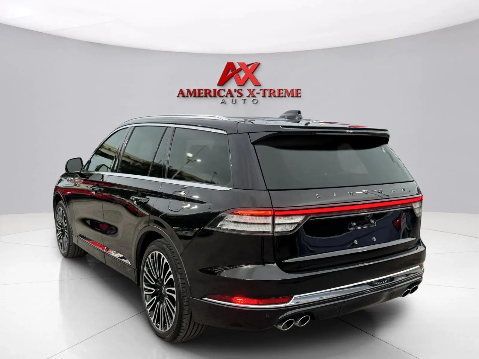 Another view of 2025 Lincoln Aviator Black Label for sale in Houston, TX at America's Xtreme Auto Sales & Auto Repair | Luxury Used Cars & Trucks Dealership