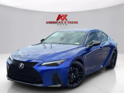 Blue 2021 Lexus IS 350 F SPORT for sale in Houston, TX