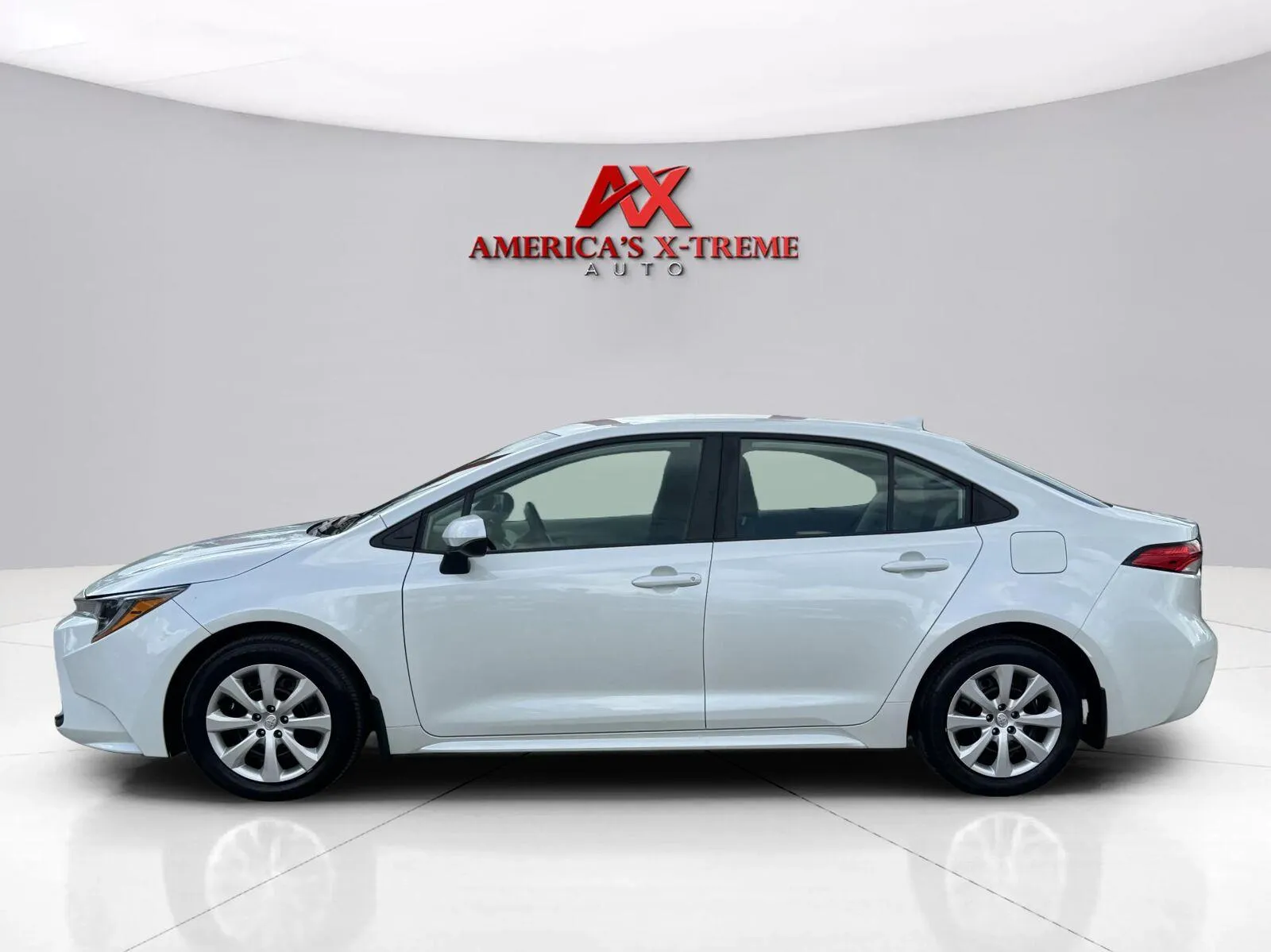 Another view of 2026 Toyota Corolla LE for sale in Houston, TX at America's Xtreme Auto Sales & Auto Repair | Luxury Used Cars & Trucks Dealership