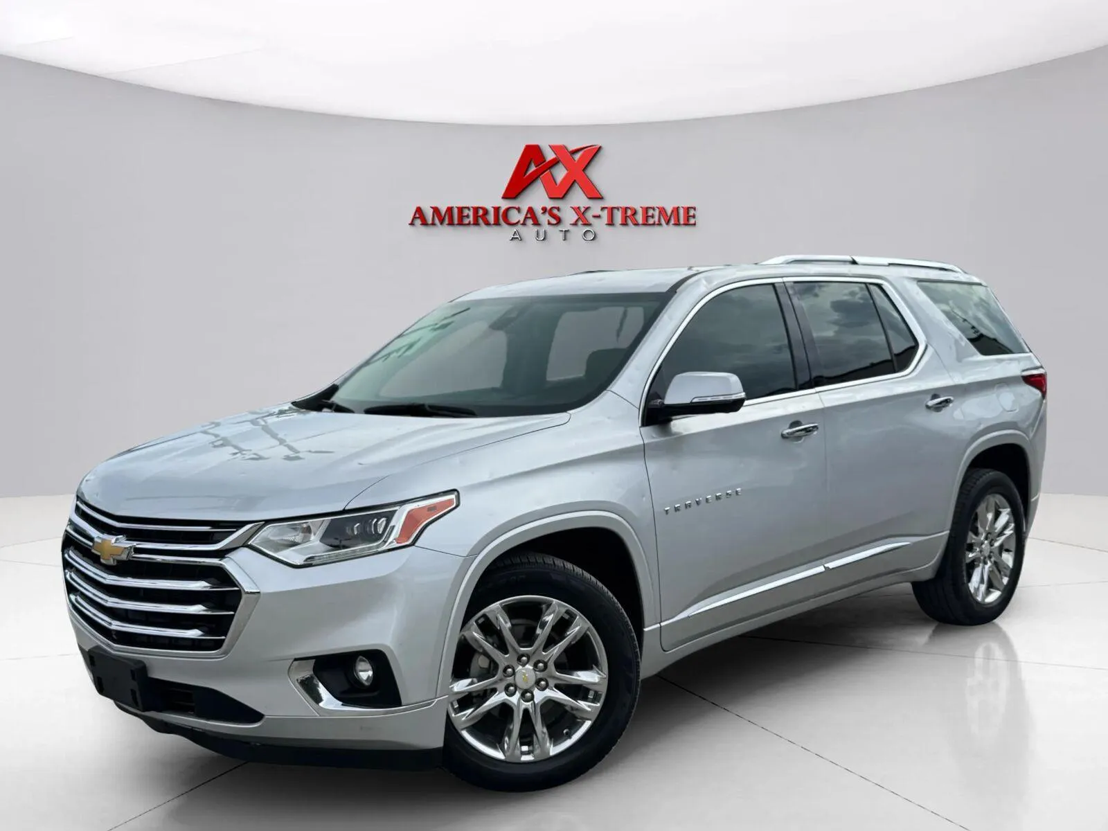 Silver 2020 Chevrolet Traverse High Country for sale in Houston, TX