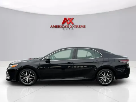Photos of 2021 Toyota Camry XLE for sale in Houston, TX at America's Xtreme Auto Sales & Auto Repair | Luxury Used Cars & Trucks Dealership