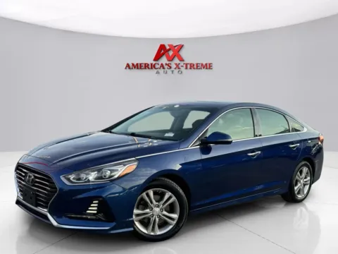 Blue 2018 Hyundai Sonata Limited for sale in Houston, TX