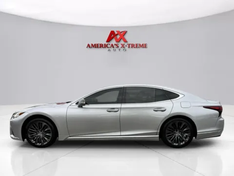 Photos of 2023 Lexus LS 500 for sale in Houston, TX at America's Xtreme Auto Sales & Auto Repair | Luxury Used Cars & Trucks Dealership