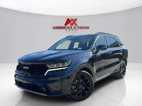 Black 2023 Kia Sorento SX for sale in Houston, TX