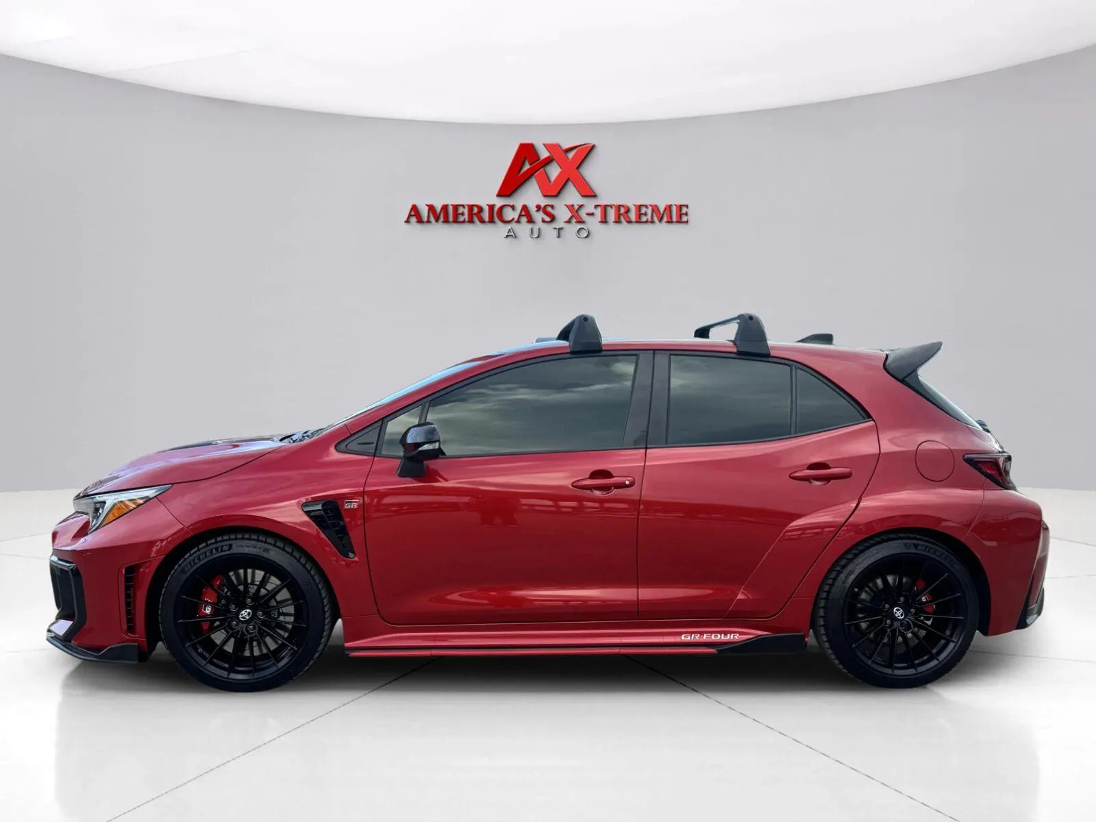 Photos of 2025 Toyota GR Corolla Premium Plus for sale in Houston, TX at America's Xtreme Auto Sales & Auto Repair | Luxury Used Cars & Trucks Dealership