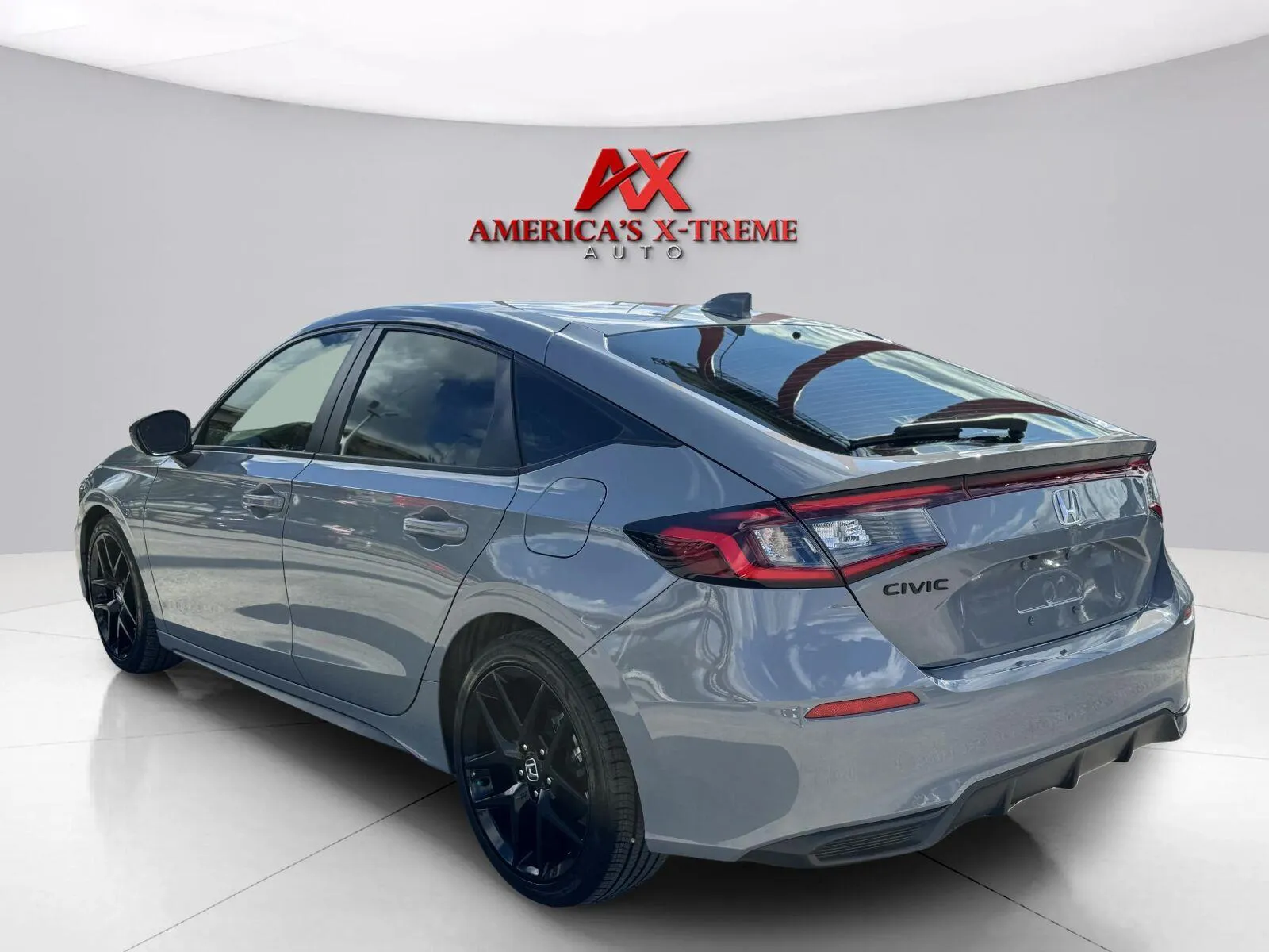 Another view of 2026 Honda Civic Hatchback Sport for sale in Houston, TX at America's Xtreme Auto Sales & Auto Repair | Luxury Used Cars & Trucks Dealership