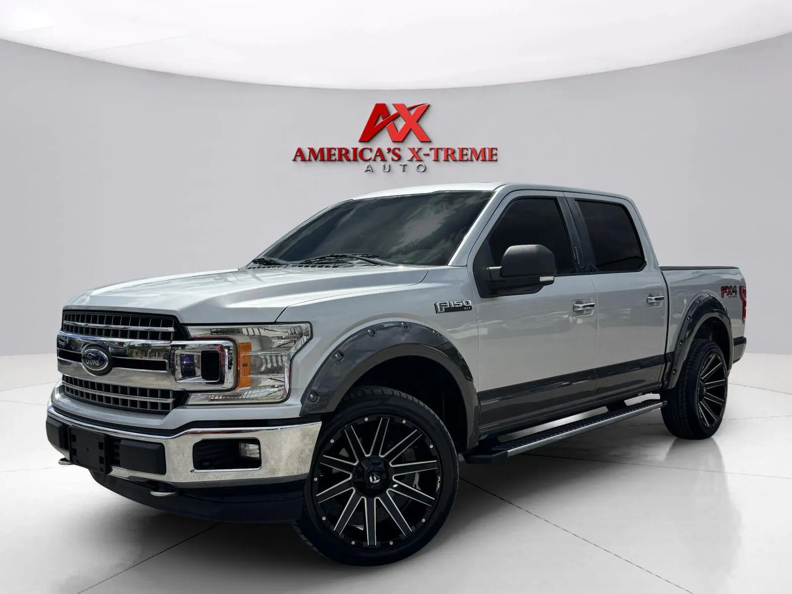 Silver 2018 Ford F-150 XLT for sale in Houston, TX