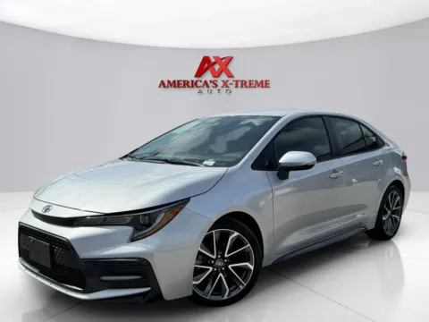 Silver 2021 Toyota Corolla Nightshade for sale in Houston, TX