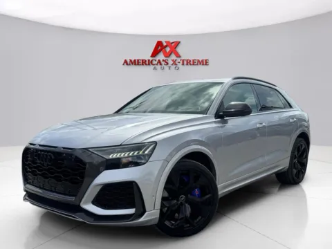 Silver 2021 Audi RS Q8 TFSI quattro Tiptronic for sale in Houston, TX