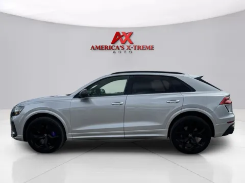 Photos of 2021 Audi RS Q8 TFSI quattro Tiptronic for sale in Houston, TX at America's Xtreme Auto Sales & Auto Repair | Luxury Used Cars & Trucks Dealership