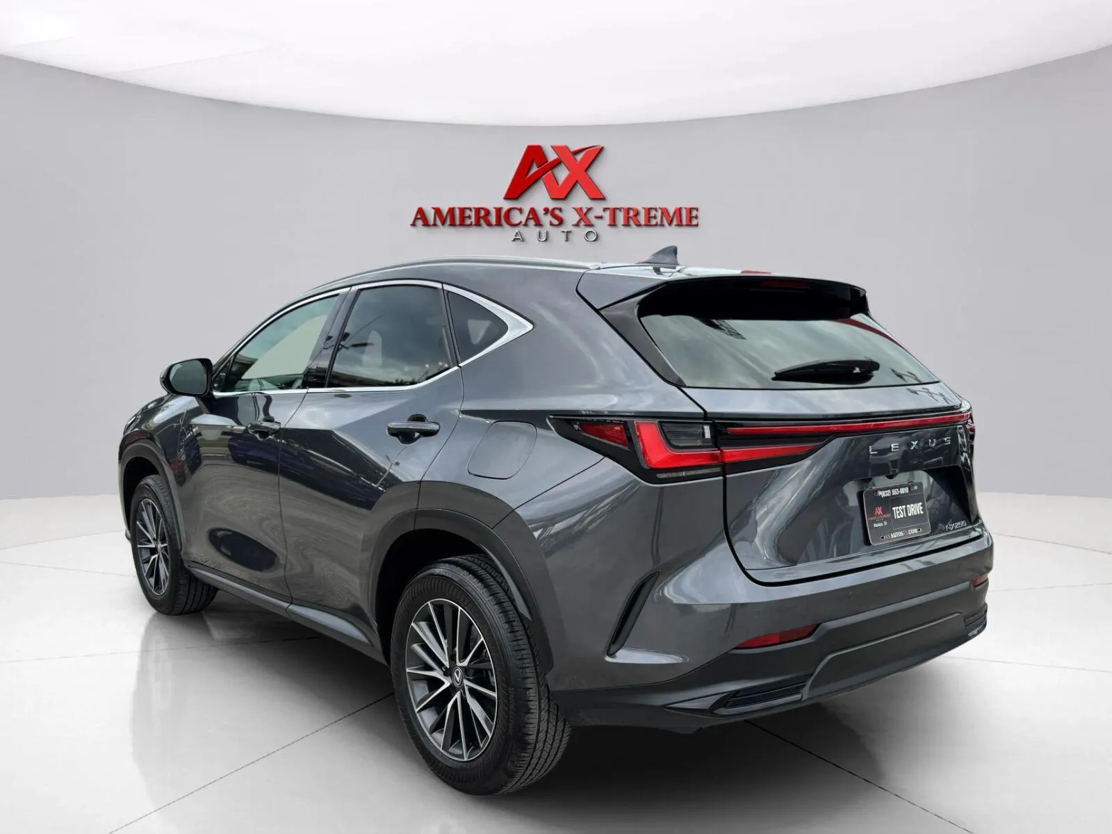 Another view of 2025 Lexus NX 250 for sale in Houston, TX at America's Xtreme Auto Sales & Auto Repair | Luxury Used Cars & Trucks Dealership