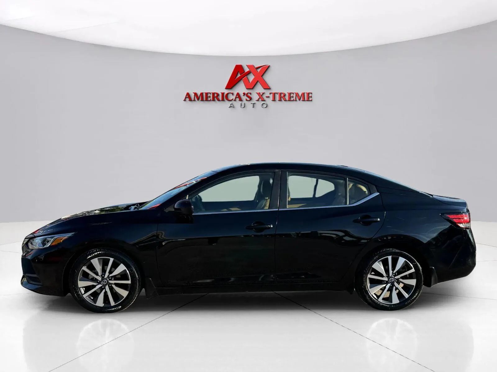 Photos of 2021 Nissan Sentra SV for sale in Houston, TX at America's Xtreme Auto Sales & Auto Repair | Luxury Used Cars & Trucks Dealership