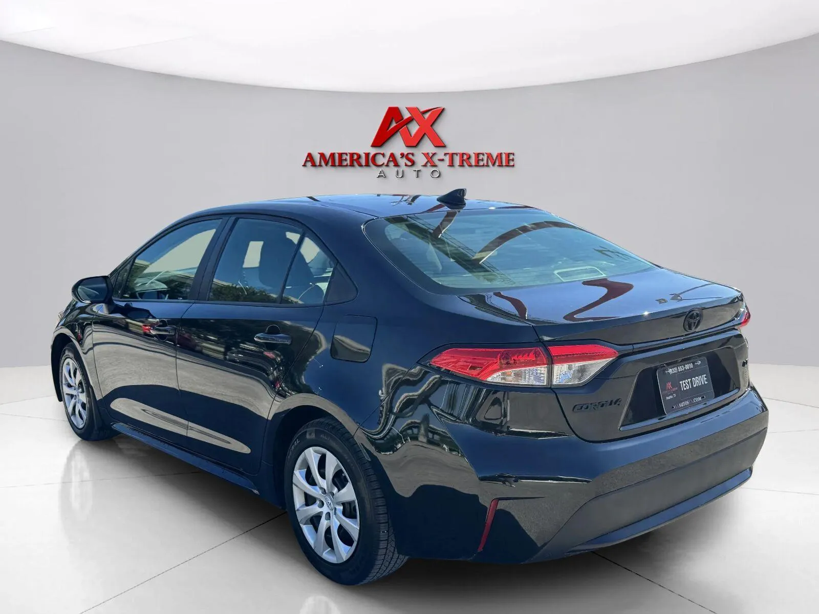 Another view of 2021 Toyota Corolla LE for sale in Houston, TX at America's Xtreme Auto Sales & Auto Repair | Luxury Used Cars & Trucks Dealership