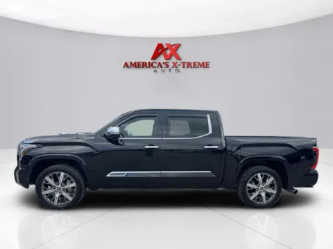 Photos of 2022 Toyota Tundra Capstone HV for sale in Houston, TX at America's Xtreme Auto Sales & Auto Repair | Luxury Used Cars & Trucks Dealership