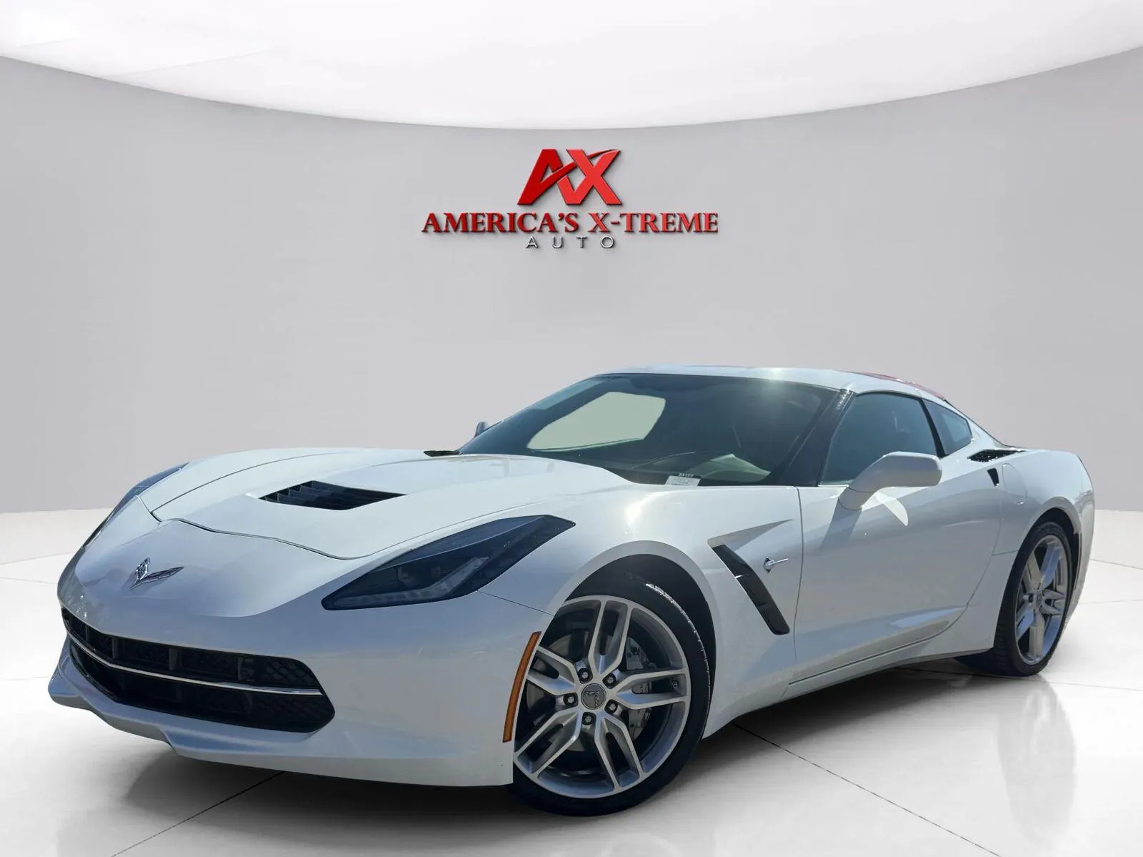 White 2018 Chevrolet Corvette 3LT for sale in Houston, TX
