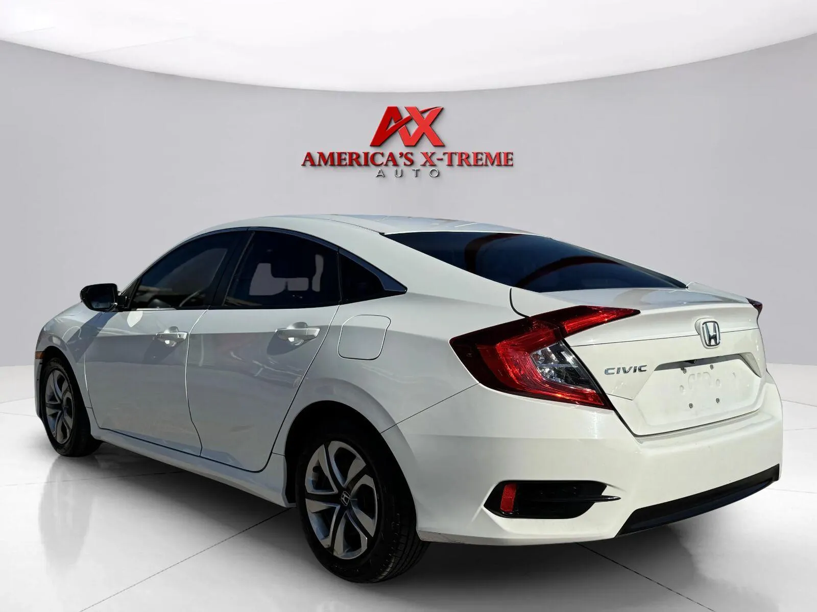 Another view of 2018 Honda Civic Sedan LX for sale in Houston, TX at America's Xtreme Auto Sales & Auto Repair | Luxury Used Cars & Trucks Dealership