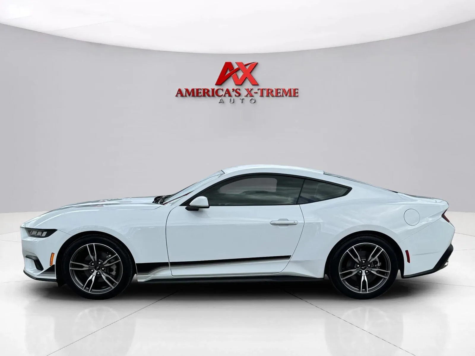 Photos of 2024 Ford Mustang EcoBoost for sale in Houston, TX at America's Xtreme Auto Sales & Auto Repair | Luxury Used Cars & Trucks Dealership