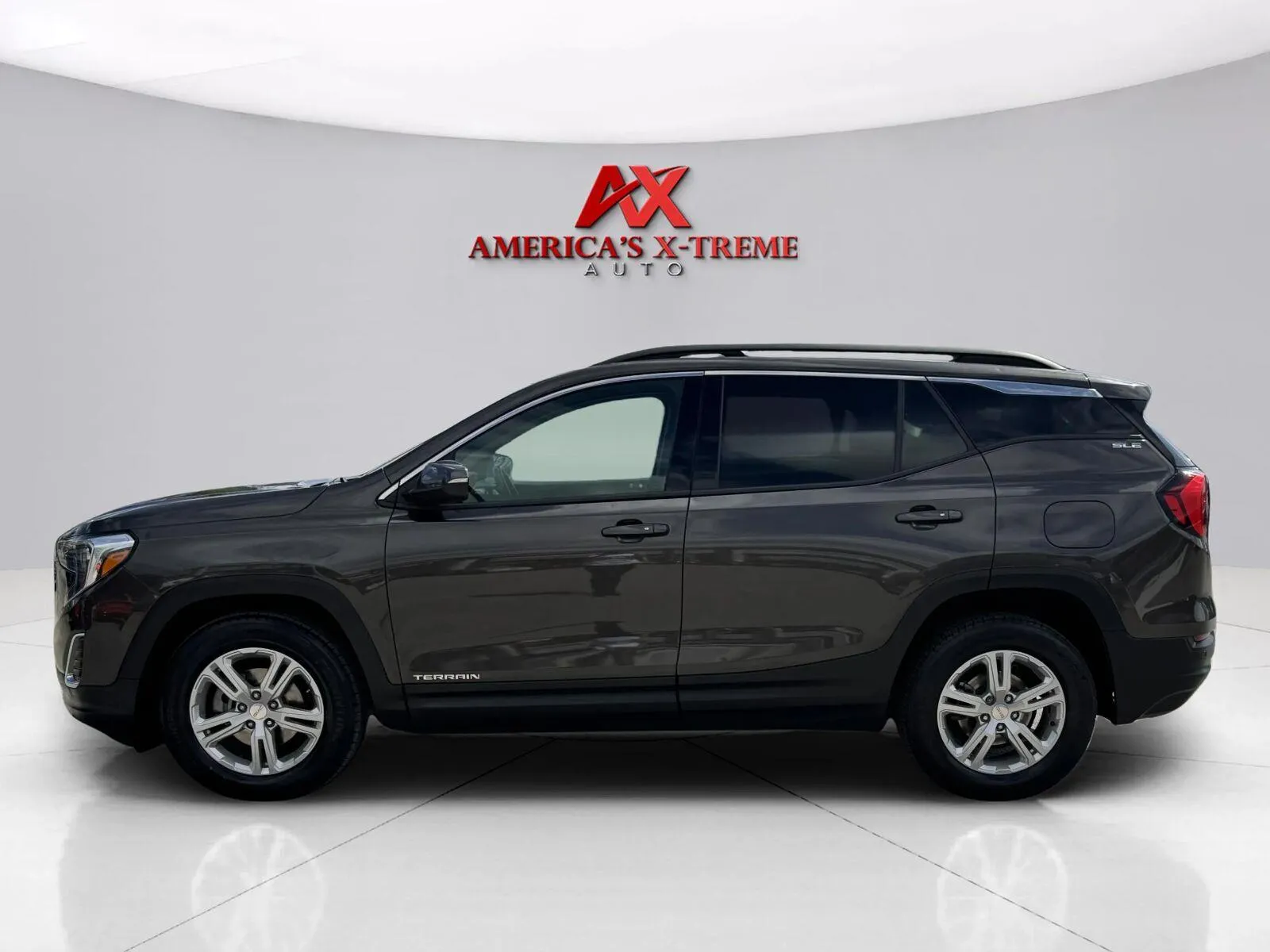 Photos of 2020 GMC Terrain SLE for sale in Houston, TX at America's Xtreme Auto Sales & Auto Repair | Luxury Used Cars & Trucks Dealership