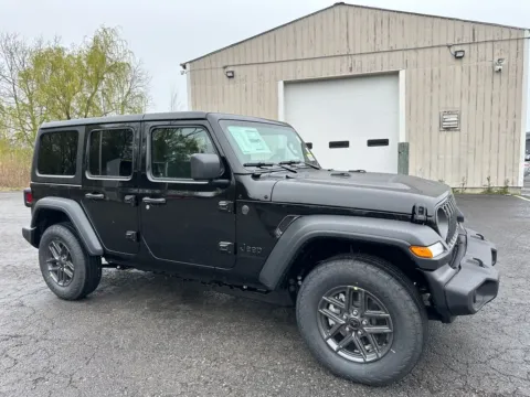Black 2026 Jeep Wrangler Sport for sale in Webster, NY