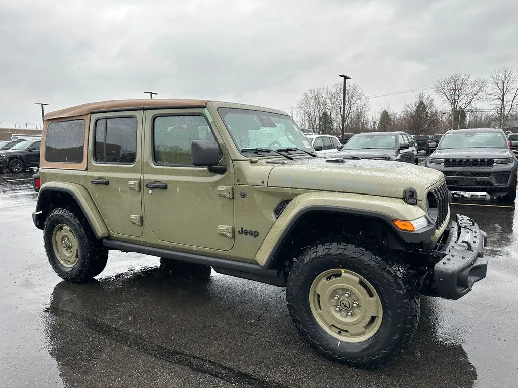 Green 2026 Jeep Wrangler Willys 41 for sale in Webster, NY
