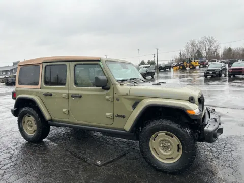 Green 2026 Jeep Wrangler Willys 41 for sale in Webster, NY