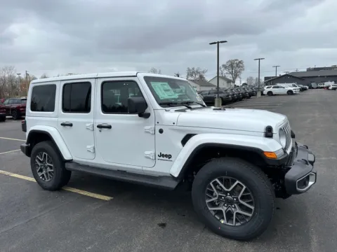 White 2026 Jeep Wrangler Sahara for sale in Webster, NY