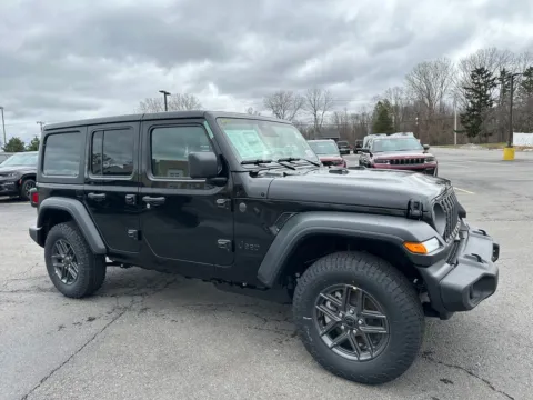Black 2026 Jeep Wrangler Sport S for sale in Webster, NY