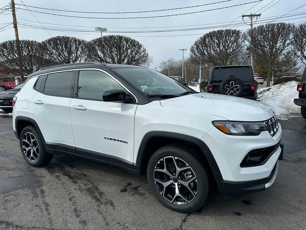 White 2026 Jeep Compass Limited for sale in Webster, NY