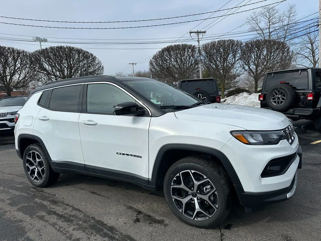 White 2026 Jeep Compass Limited for sale in Webster, NY