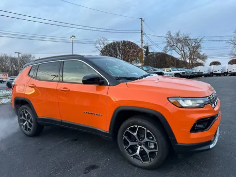 Orange 2026 Jeep Compass Limited for sale in Webster, NY