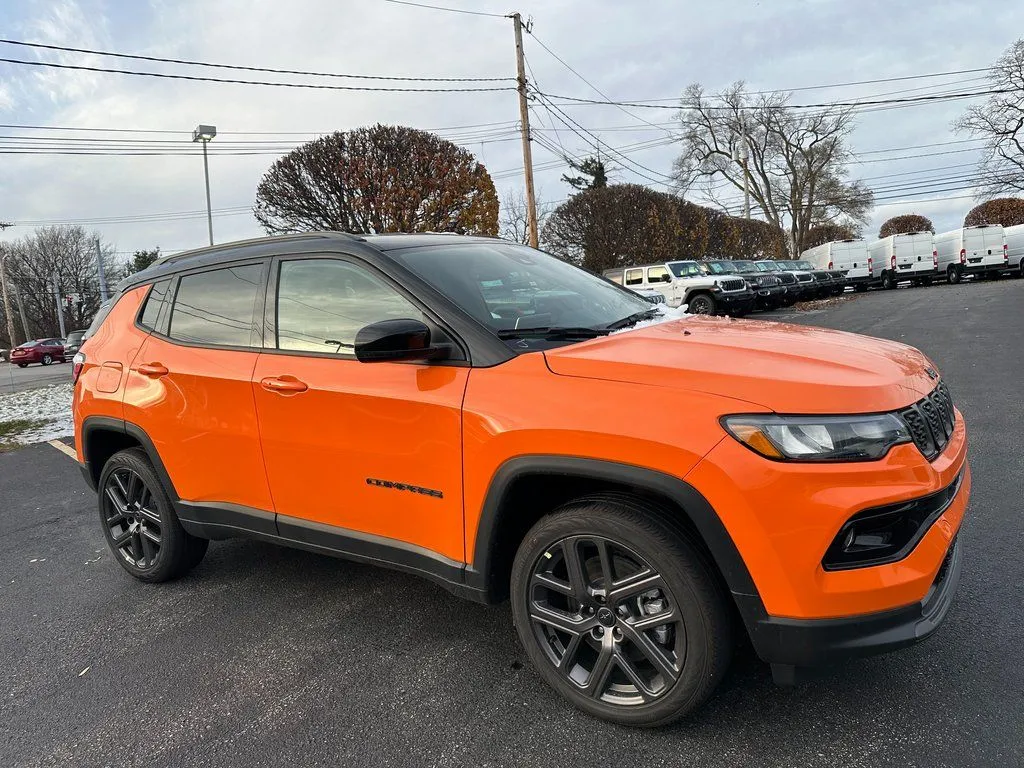 Orange 2026 Jeep Compass Limited for sale in Webster, NY