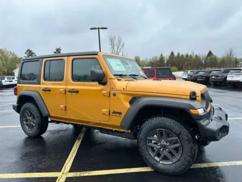 Gold 2026 Jeep Wrangler Sport S for sale in Webster, NY