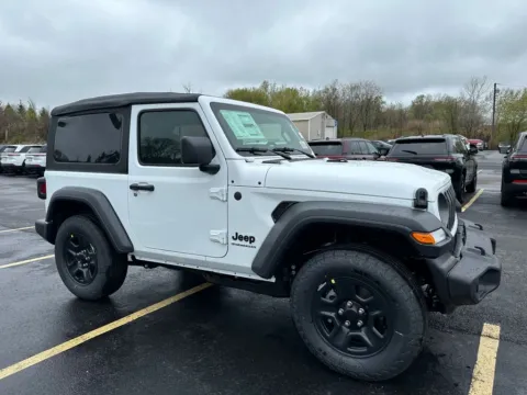 White 2026 Jeep Wrangler Sport for sale in Webster, NY