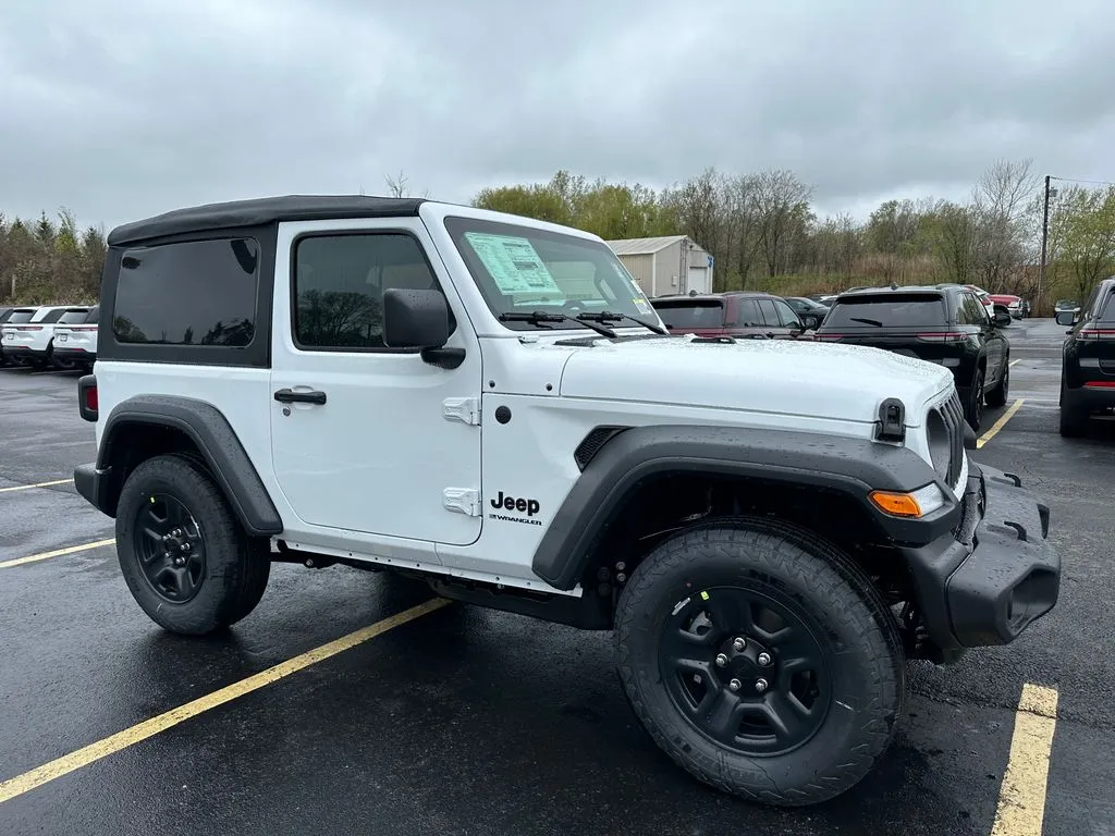 White 2026 Jeep Wrangler Sport for sale in Webster, NY