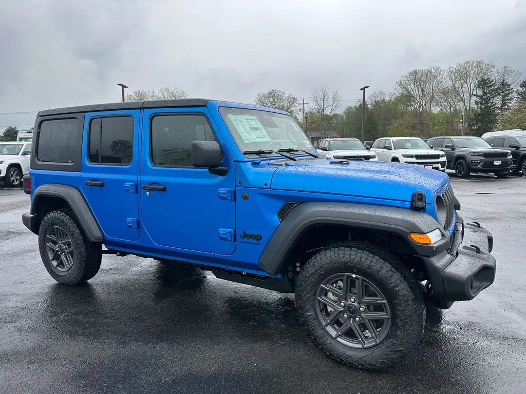 Blue 2026 Jeep Wrangler Sport S for sale in Webster, NY