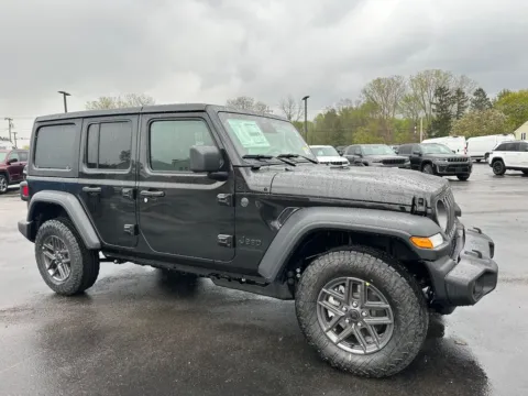 Black 2026 Jeep Wrangler Sport S for sale in Webster, NY