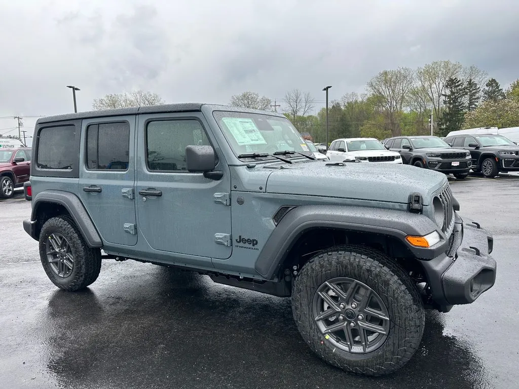 Gray 2026 Jeep Wrangler Sport S for sale in Webster, NY