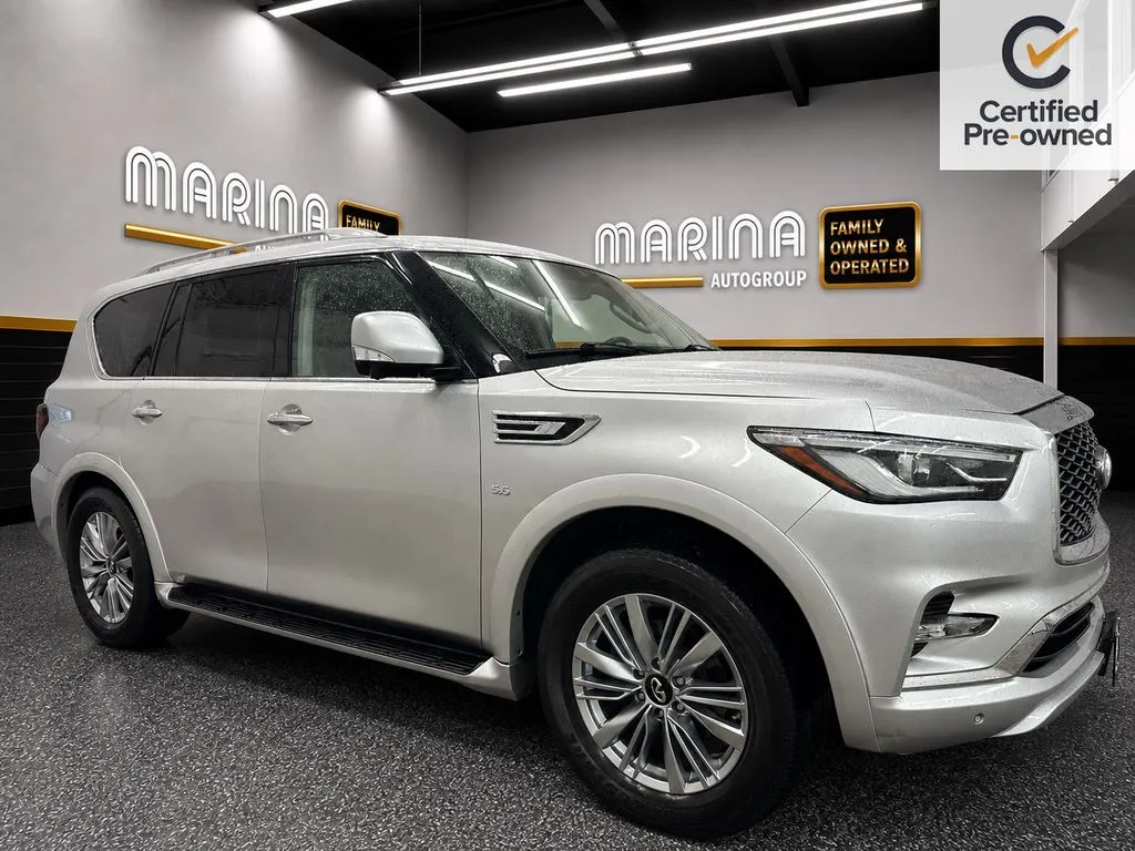 Silver 2020 INFINITI QX80 LUXE for sale in Webster, NY