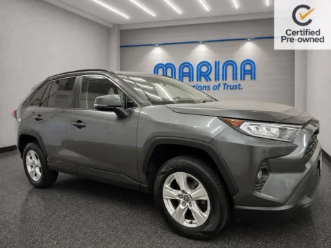 Gray 2021 Toyota RAV4 XLE for sale in Webster, NY
