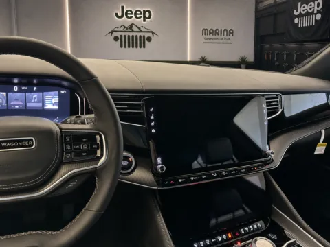 Another view of 2026 Jeep Grand Wagoneer Summit Obsidian for sale in Webster, NY at Marina Chrysler Dodge Jeep Ram